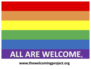 All Are Welcome Rainbow Logo